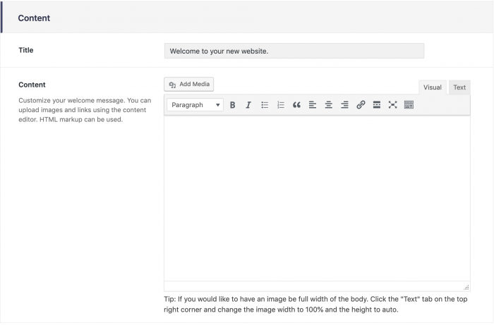 Welcome Message - Documentation | Ultimate Client Dash
