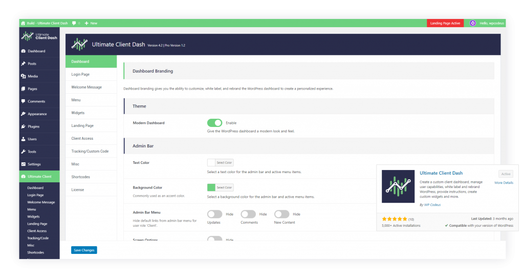 #1 Plugin to Create a WordPress Client Dashboard - Ultimate Client Dash