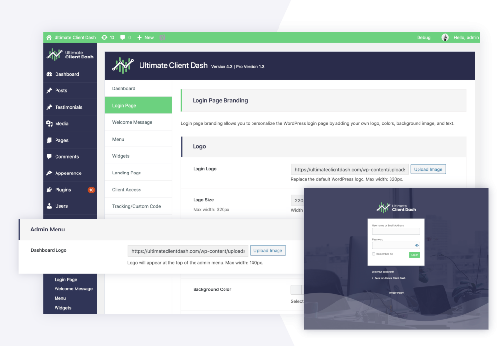 #1 Plugin to Create a WordPress Client Dashboard - Ultimate Client Dash